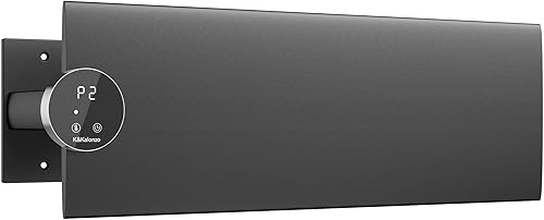 Miniatura 15 de K&KALONZO Calentador de toallas eléctrico, 18.35 pulgadas de ancho x 22.8 pulgadas de alto montado en pared, calentador de toallas con temporizador