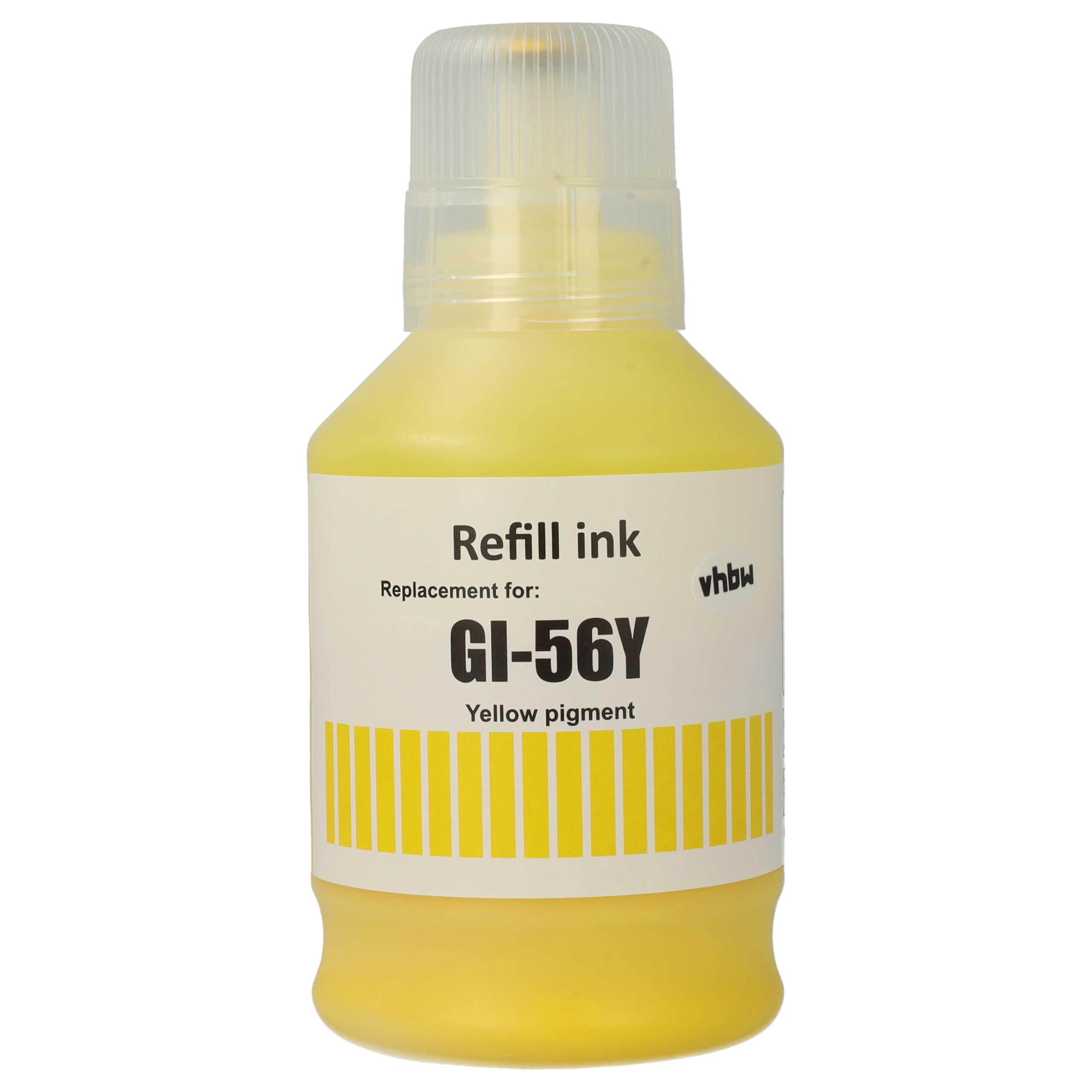 KMP Nachfülltinte Passend Für Canon GI56Y Yellow – Für Maxify GX Serie, 135 Ml, Kompatibel
