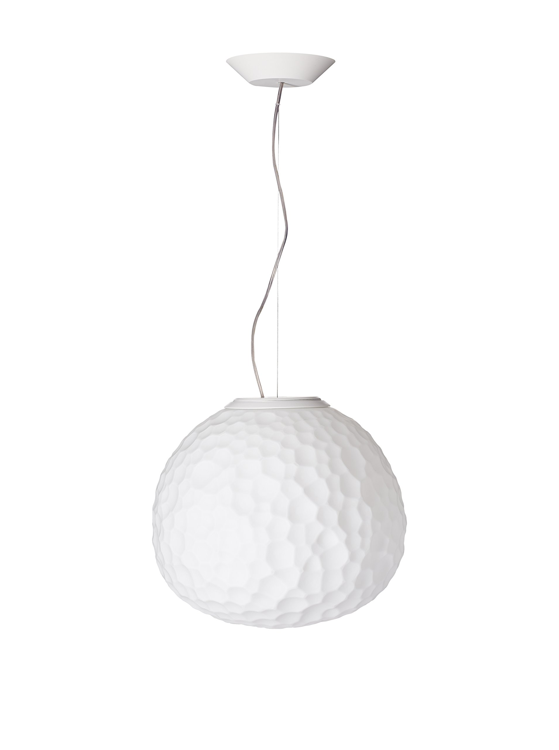 Artemide Meteorite 35 Sospensione, vetro, bianco