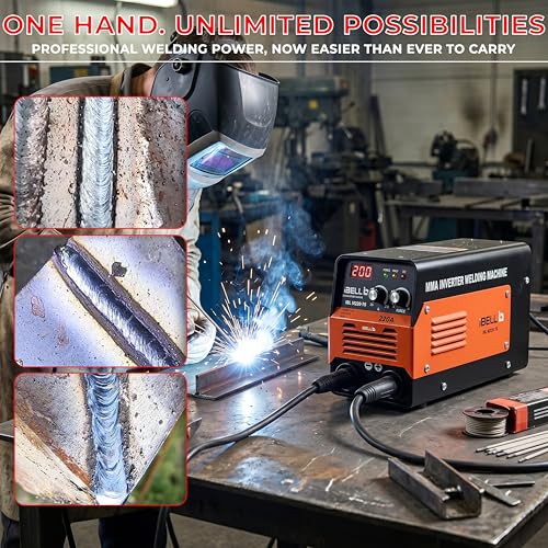 Image of IBELL Tools M220-76 Inverter ARC Welding Machine 220A | Built-in Hot Start, Anti-Stick & Adjustable Arc Force | Heavy Duty IGBT Welder | 220V ±15% | Supports 1-5mm Electrodes- 2 Year Warranty