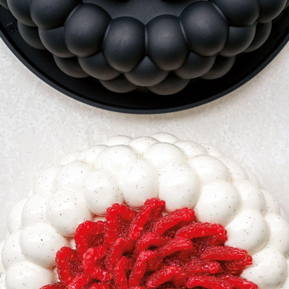 Pavoni Moule en silicone pour gâteaux – Nuage KE088S 180 x 65 mm – Accessoires professionnels pour cuisine et pâtisserie – Emporte-pièces pour gâteaux four