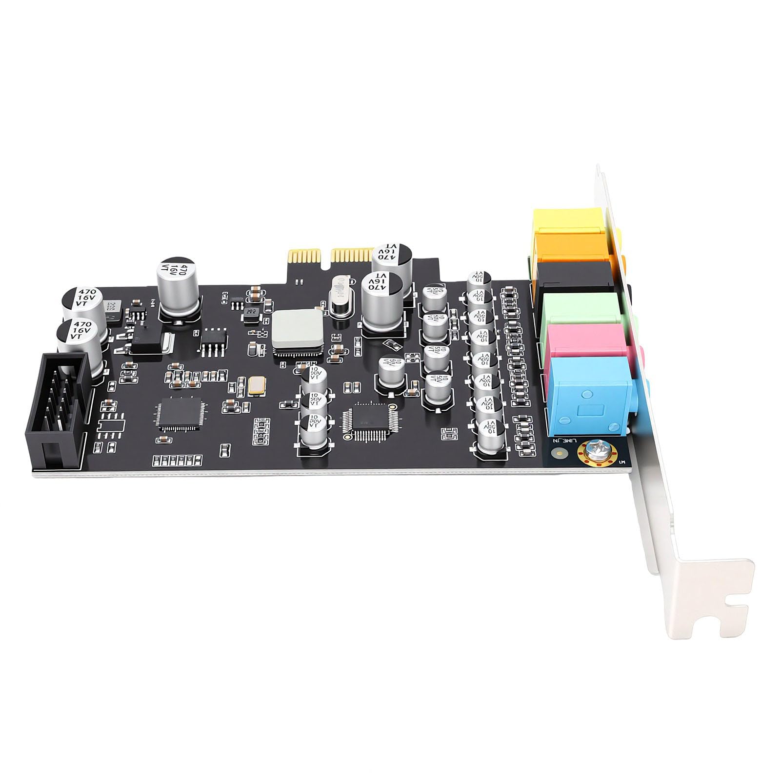 Dpofirs Carte Son PCIe avec Qualité HiFi, 7.1 Canaux