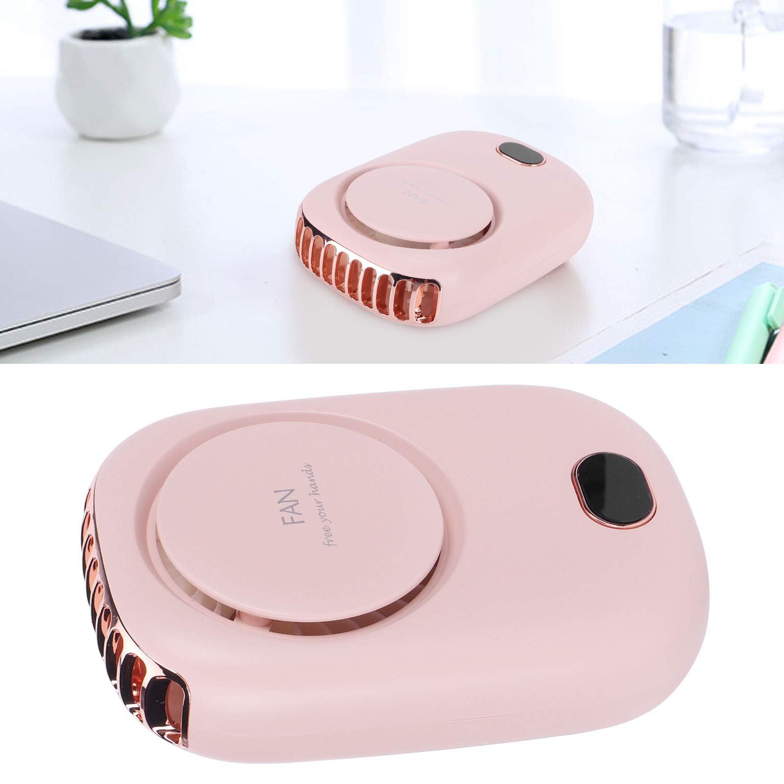 aqxreight Ventilador Sin Aspas Portátil Con USB Para Cargar Ideal Para Deportes Viajes Y Uso Diario Discreto Y Ligero Con Ajuste De Velocidad Y Correa Para Colgar