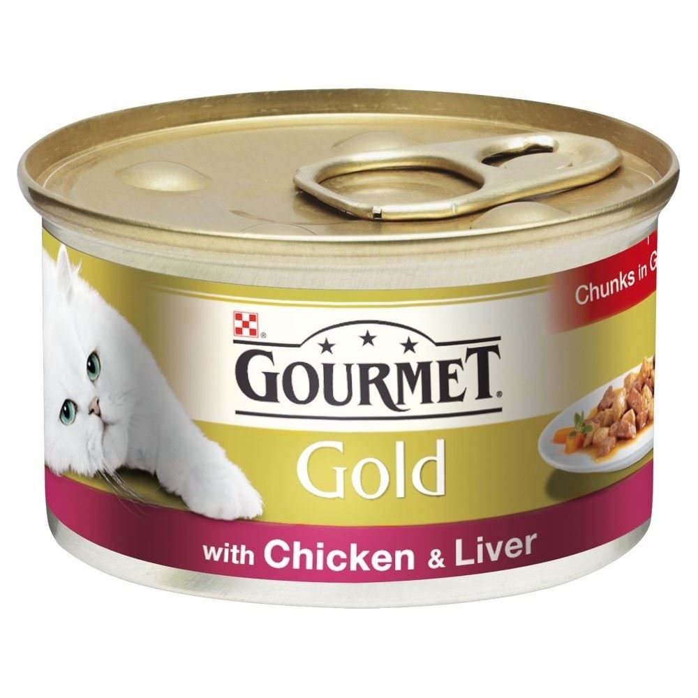 Gourmet Gold Chicken & Liver in Gravy (85g) - Pack of 6