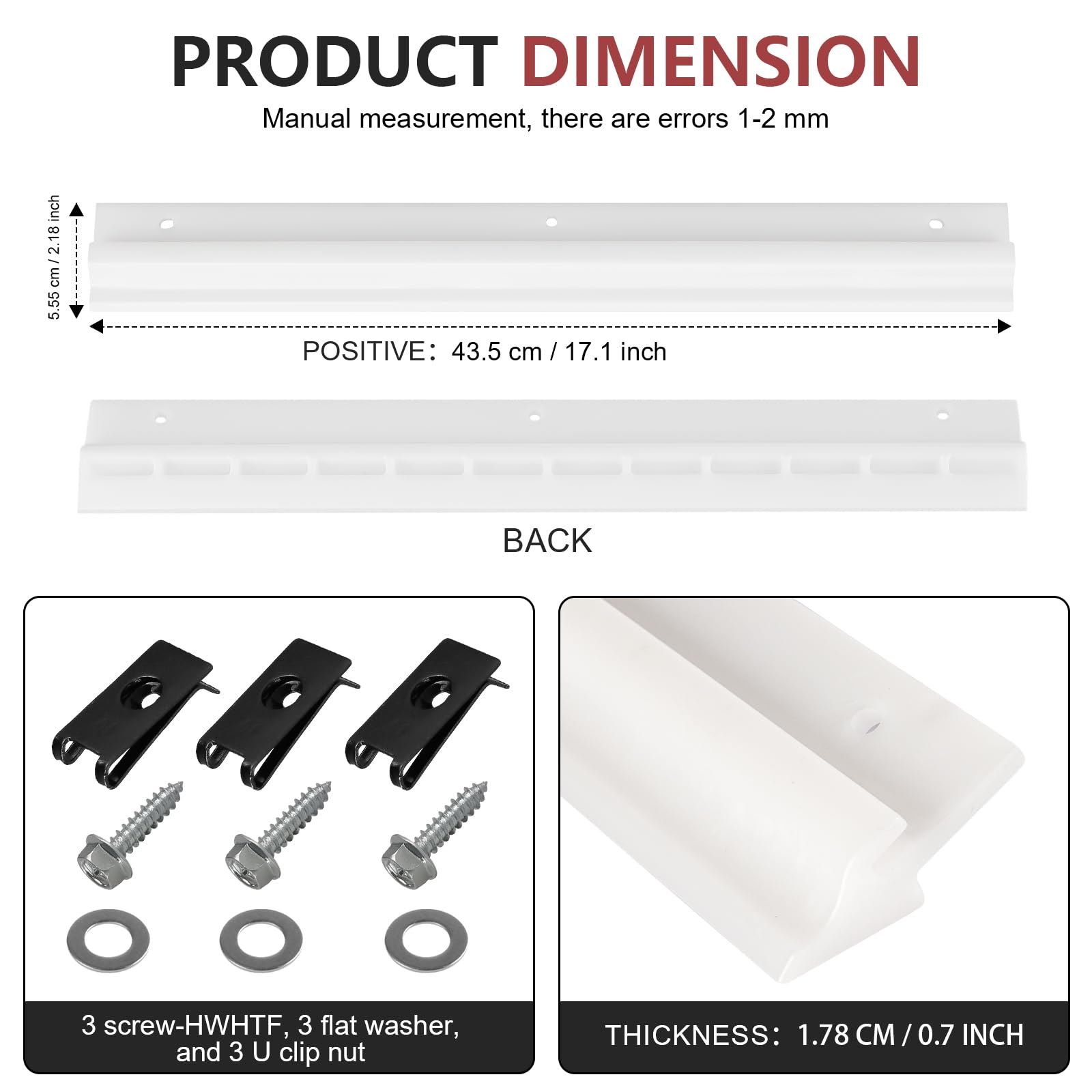Amazon.com: doufuhua 38267 Snow Blower Scraper Blade Kit