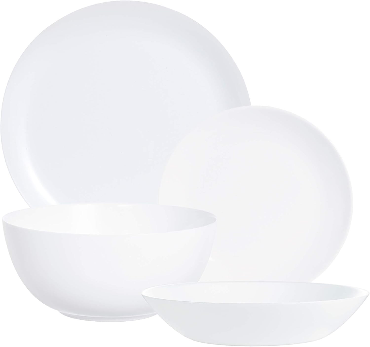 Luminarc Diwali Round 18pc Opal Glass Dinner Set Dinnerware Tableware