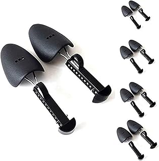 UPTO Practical Plastic Adjustable Length Men's Tree Shoe Stretcher Boot Holder (5 Pairs Black)