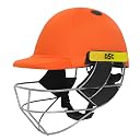 DSC Avenger PRO Premium Cricket Helmet for Men & Boys (Fixed Spring Steel Grill | Back Support Strap | Neck Guard |Lightweight| Size: Large (Orange) gallery image