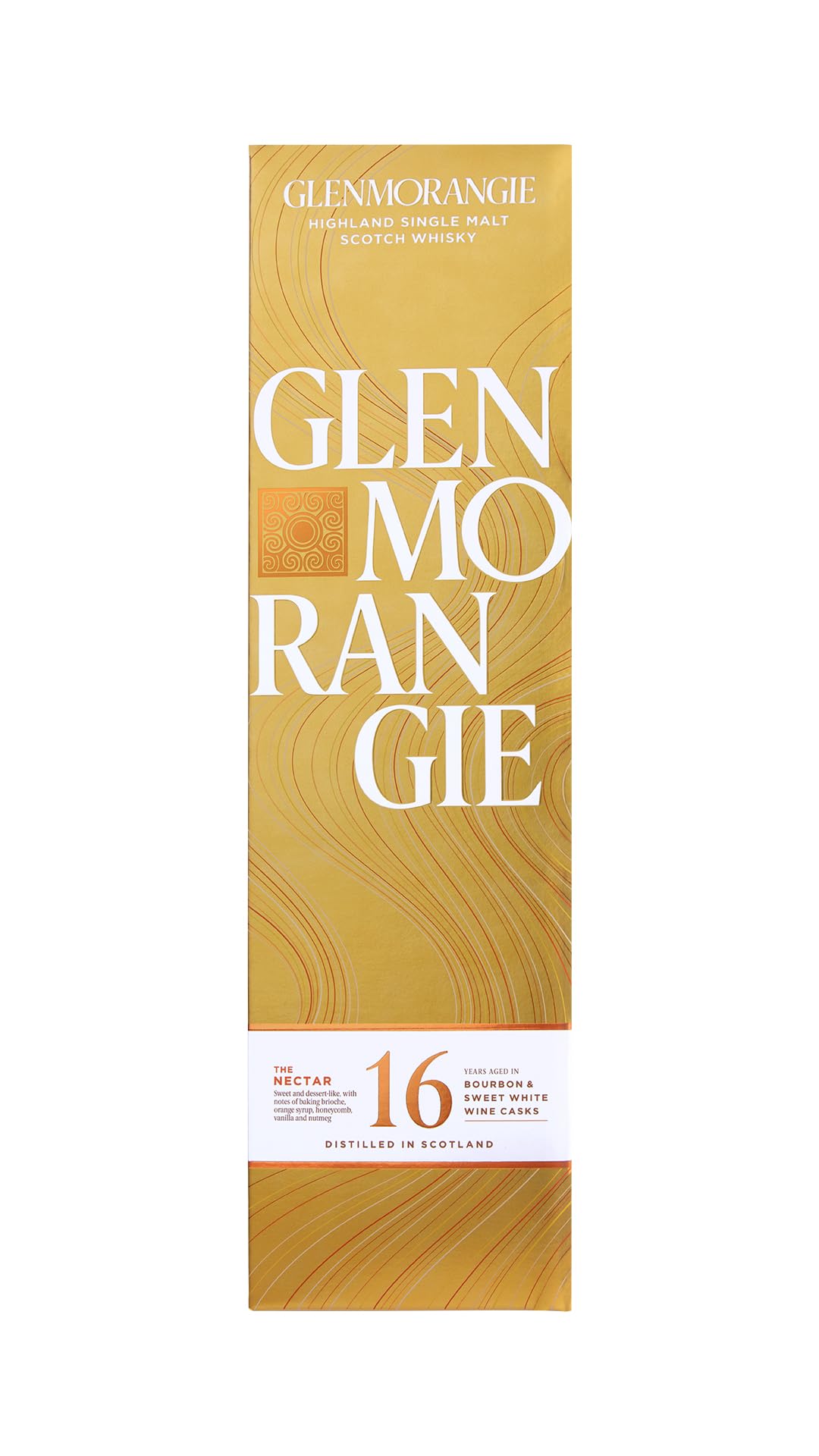 Glenmorangie Nectar d’Or 16 ans Whisky 70cl 46% étui | Whisky single malt 46%. Vieilli dans des fûts de Sauternes. Notes de fruits secs et d'épices.