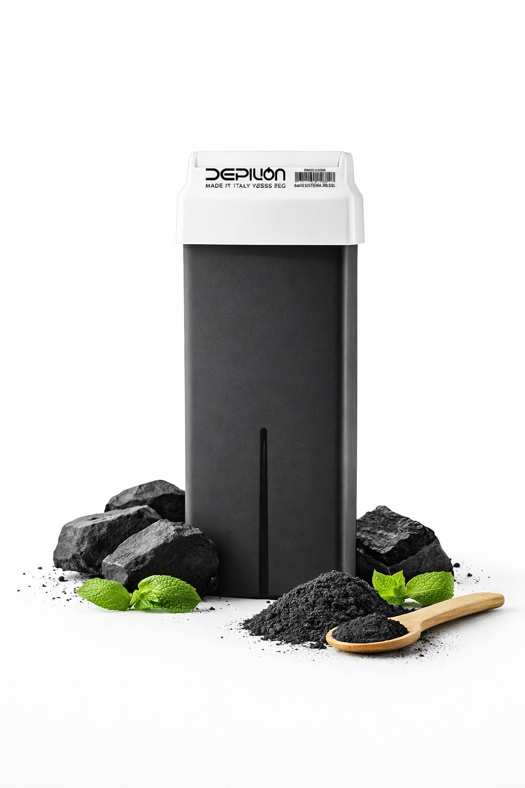 Caja de 24 x Cera Roll On cartuchos de 100ml Carbon Activo | Roll-on Cera para depilación