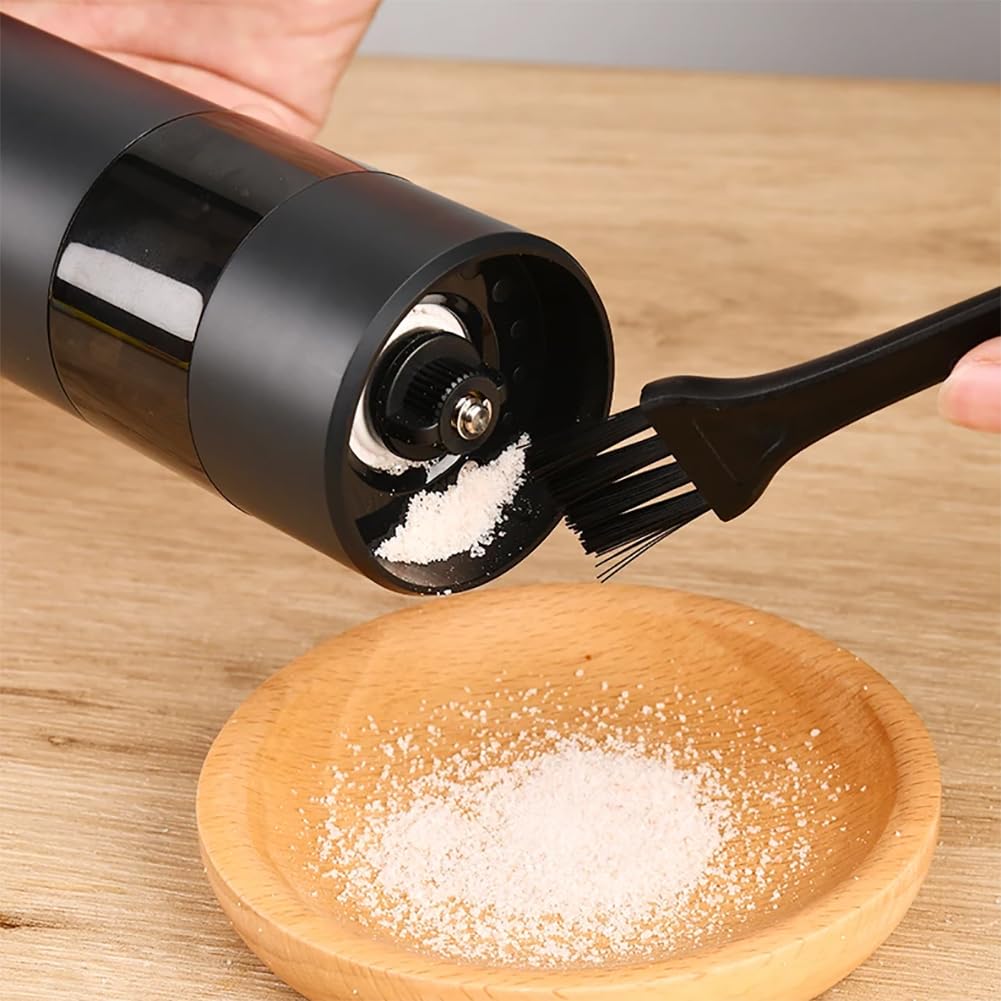 Set Di Macina Sale E Pepe Elettrico Ricaricabile, Macinapepe Automatico Con Luce Led, Macinatura Regolabile, Funzionamento Manuale, Per Cucina, Sala Da Pranzo E Uso Esterno (confezione Da 2)