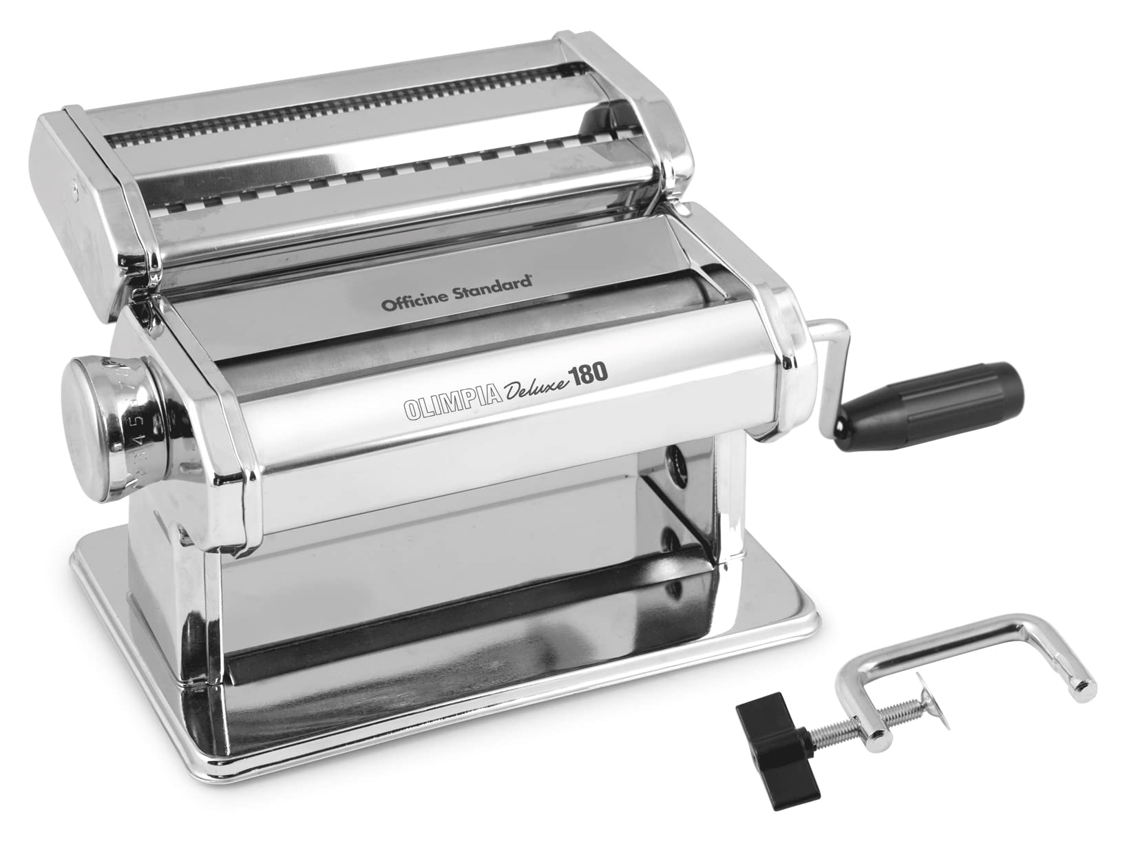 Officine Standard 8410600 Macchina Pasta Manuale Deluxe, Con Trafila, Mm 180 - 4