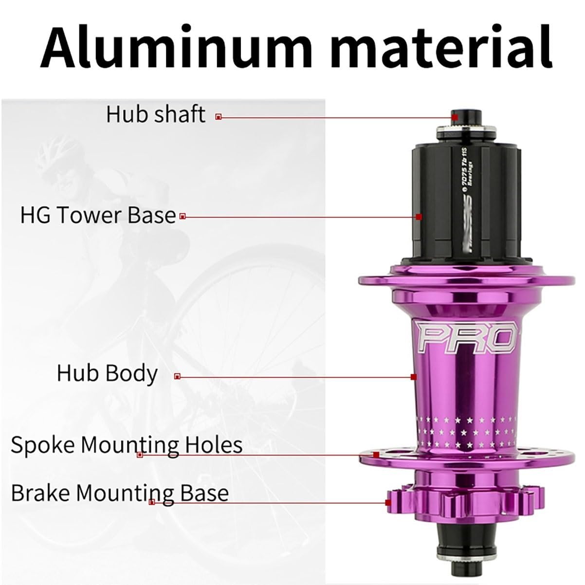 Fahrräder Nabe Mountainbike Scheibenbremsnabe Vorne 100mm Hinten 135mm Schnellspanner Nabensatz 32H Lager Naben Für 7-12 Gang Kassette