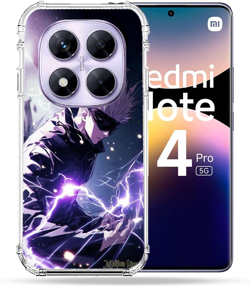Cokitec Reinforced Case for Xiaomi Redmi Note 14 Pro 5G Manga Jujustu Kaisen Gojo Saturo