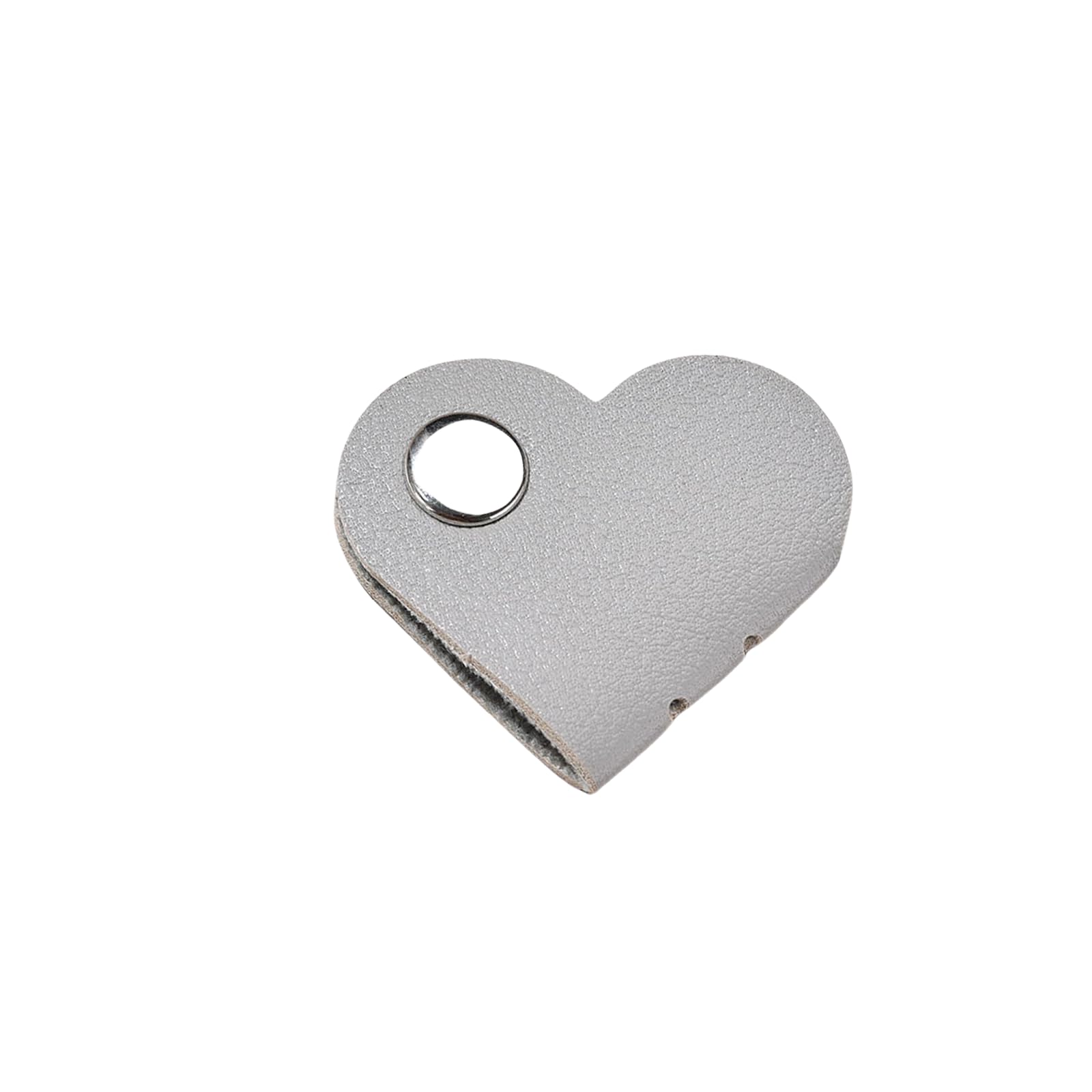 Portable PU Leather Cable Management Organiser Heart Shaped Cord Keeper for Electronics Earphones Charging Wire PU Leather Cord Organiser