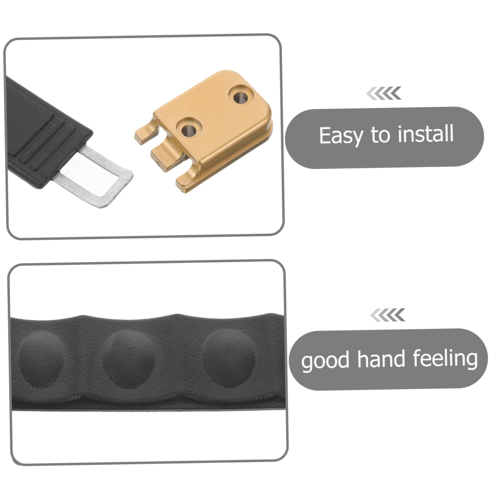 OFFSCH 2pcs Artificial Amplifier Strap Handle for Speaker Cabinets Easy to Install Speaker Pulls Comfortable Grip Replacement Accessories