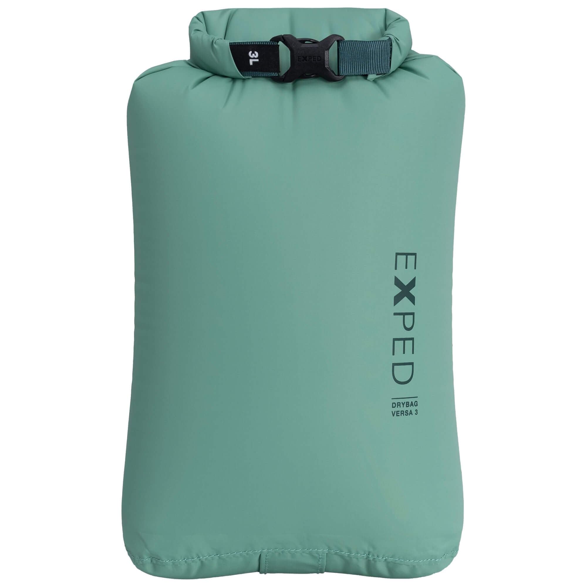 Exped Drybag Versa 3L Waterproof Drysack - Green