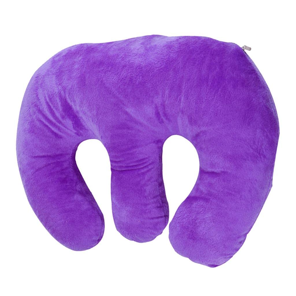 Soft Chest Pillow Pad SPA Massage Cushion Pad for Beauty Salon Relax Purple Massage Pillows & Bolsters
