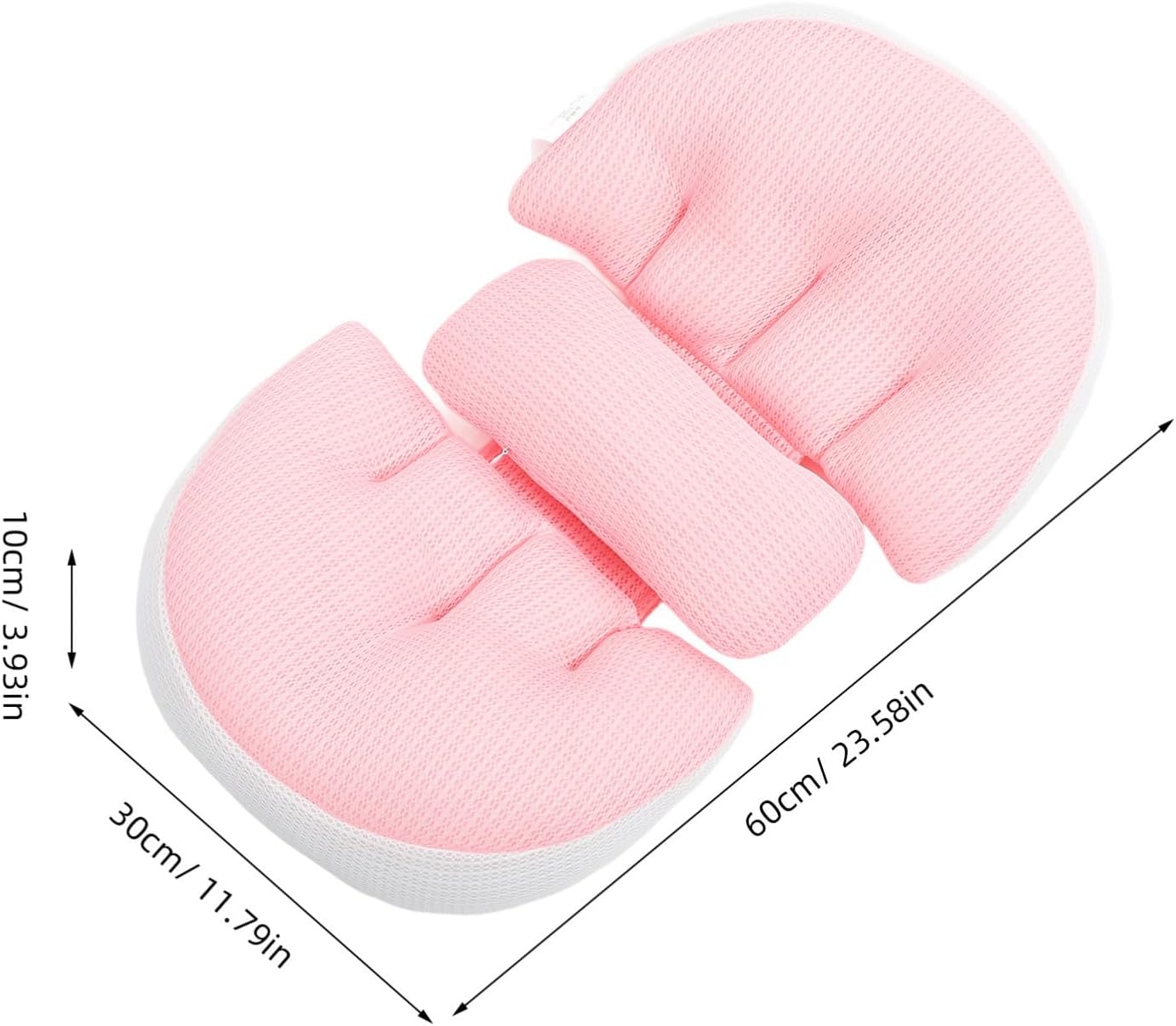 1set Maternity Pillow with Comfortable Lumbar Support for Pregnant Women Breathable Abdominal Cushion for Side Sleeping and