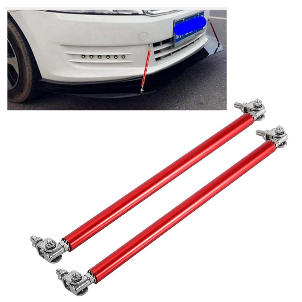 Barra de soporte de parachoques, 2PCS 7.9inch Coche parachoques delantero Barra de soporte de barra de soporte Barra de soporte Modificación de coche(rojo)