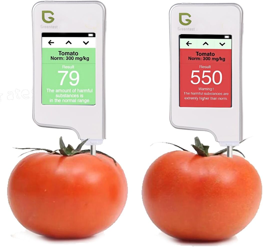 Greentest, High Accuracy Food Detector, Nitrate Tester for Fruit and Vegetable,White