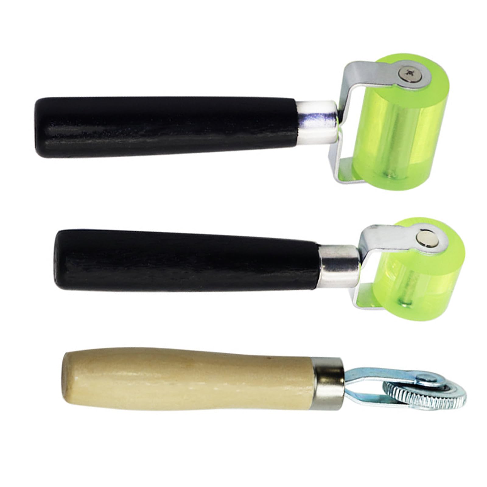 Nvoqilin Automotive Sound Deadening Rubber Rollers With Comfortable Wood Grip For Effective Noise Reduction In Vehicles Wallpaper Roller Smoothing Tool Seam Roller