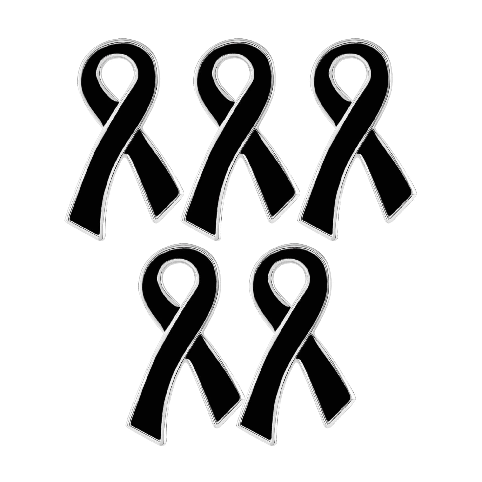 Ribbon Pins 1/5/25/100 for Cancer &amp; Disease Awareness - Various Causes - Bulk Quantities Available for Support Groups and Fundraising