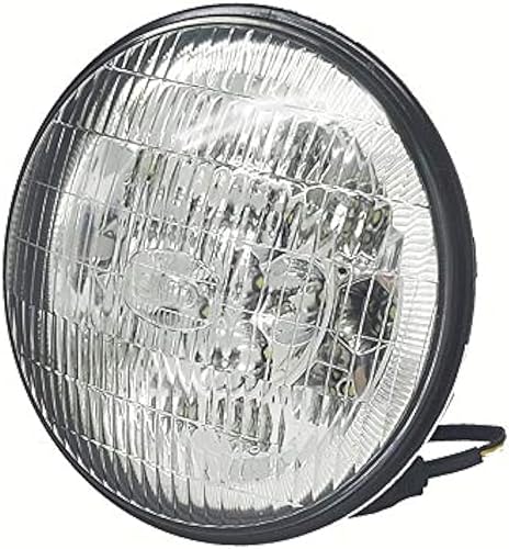 SMD 7 pulgadas llevó la linterna de cristal redonda, ORIGINAL CLASSIC LOOK OEM conversión Chrome par