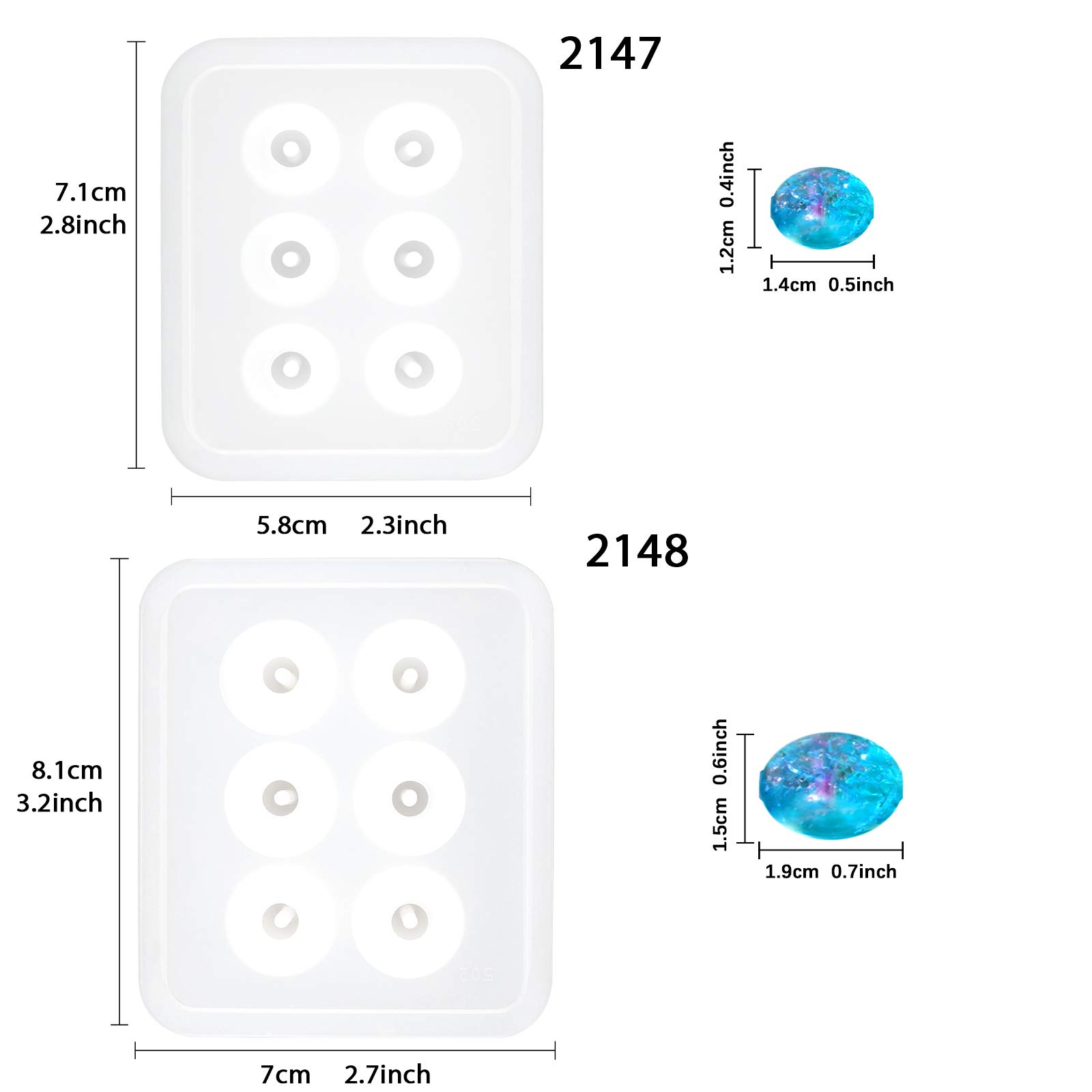 Funshowcase Molde De Silicona Para Pisapapeles En