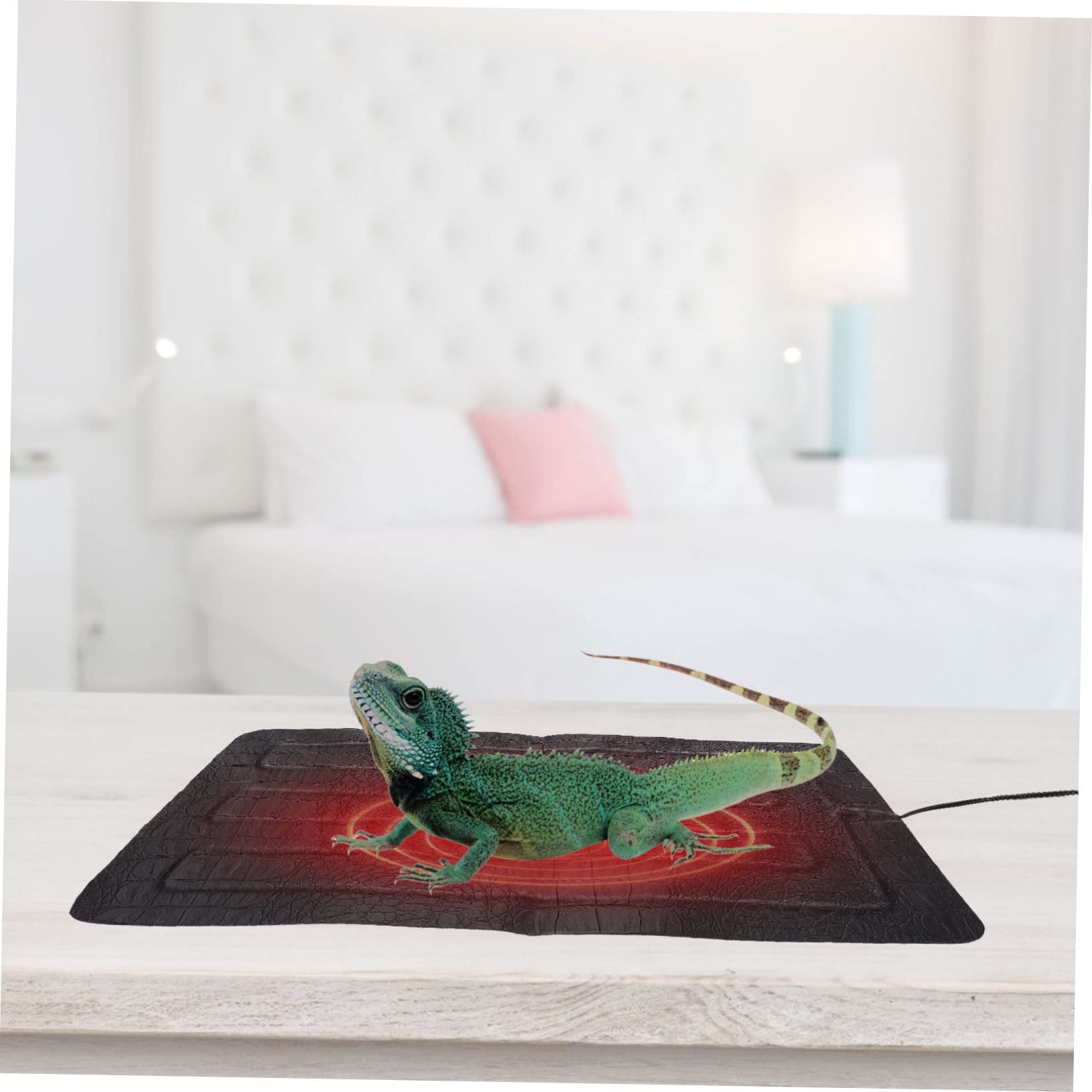 Toddmomy Tappetino Riscaldante Rettili con Regolazione USB Riscaldamento Uniforme per Lucertole Tartarughe e Animali Domestici Invernali