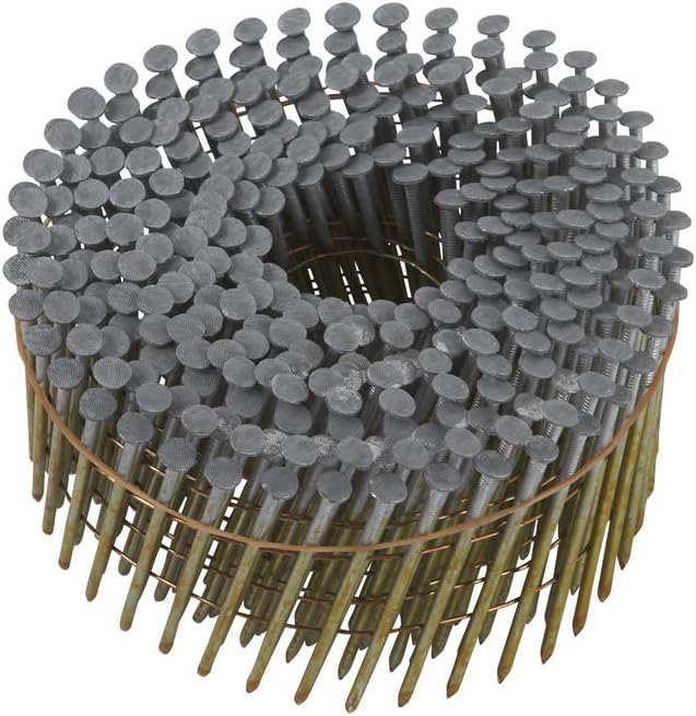Metabo HPT Siding Nails | 2-1/4-Inch x 0.092-Inch Collated Wire Coil | Full Round-Head | Smooth Shank | Hot-Dipped Galvanized | 3600 Count | 13366HPT