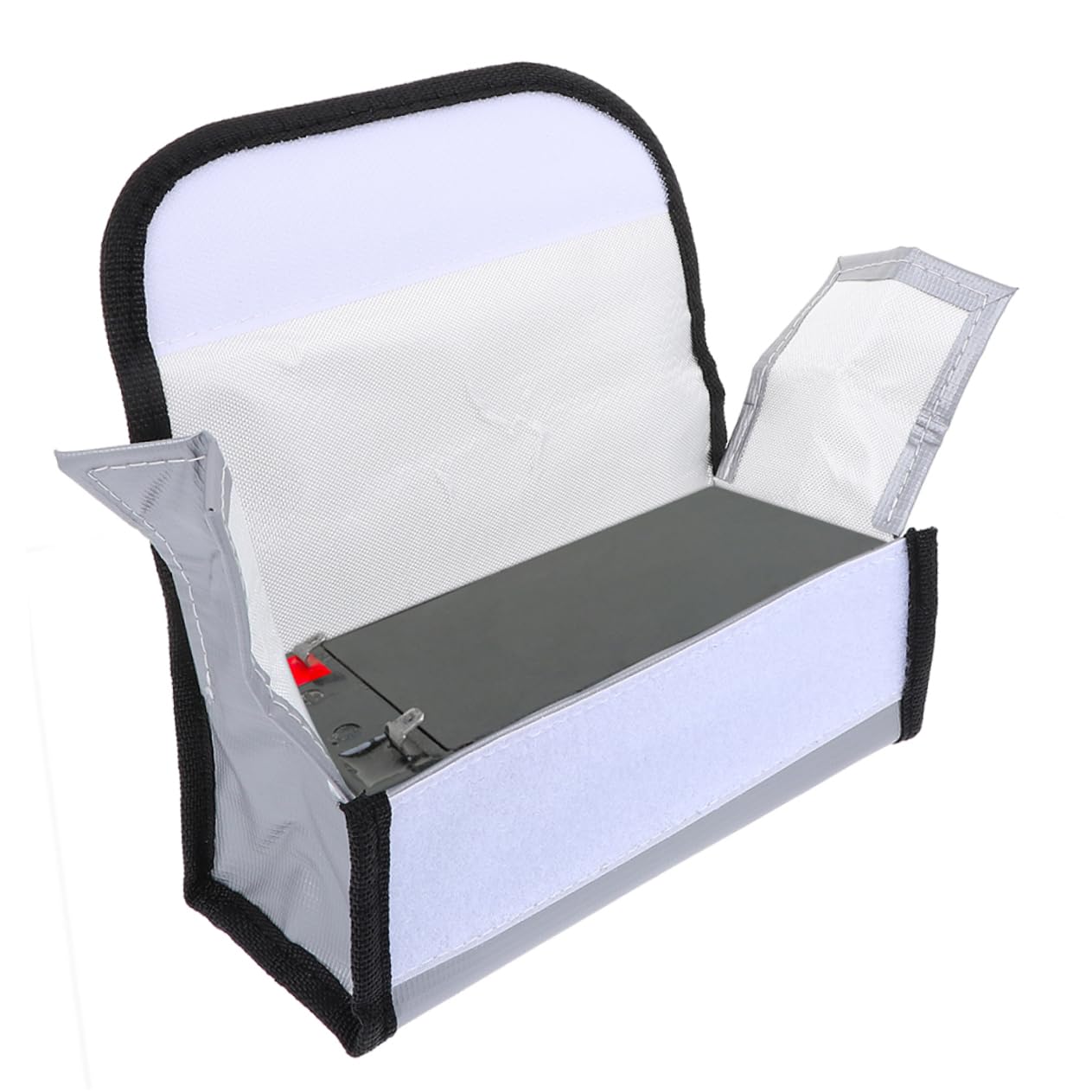 Tofficu 3 Set Di Borse Per Batterie Ignifughe Per Batterie Ricaricabili Custodia Di Sicurezza 2 Pezzi * 3