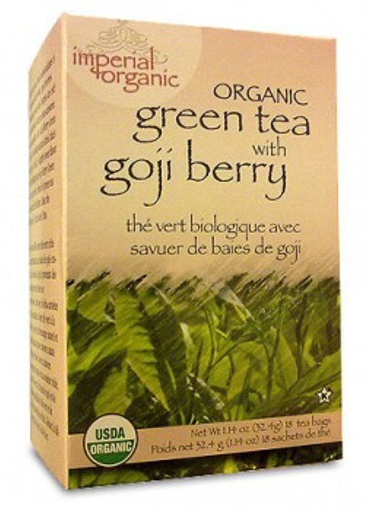 Uncle Lee's Imperial Organic Tea - Green Goji Berry, 18-Count (Pack of 4)