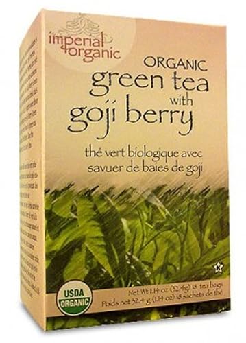 Uncle Lee's Imperial Organic Tea - Baya de Goji verde, 18 unidades (paquete de 4)