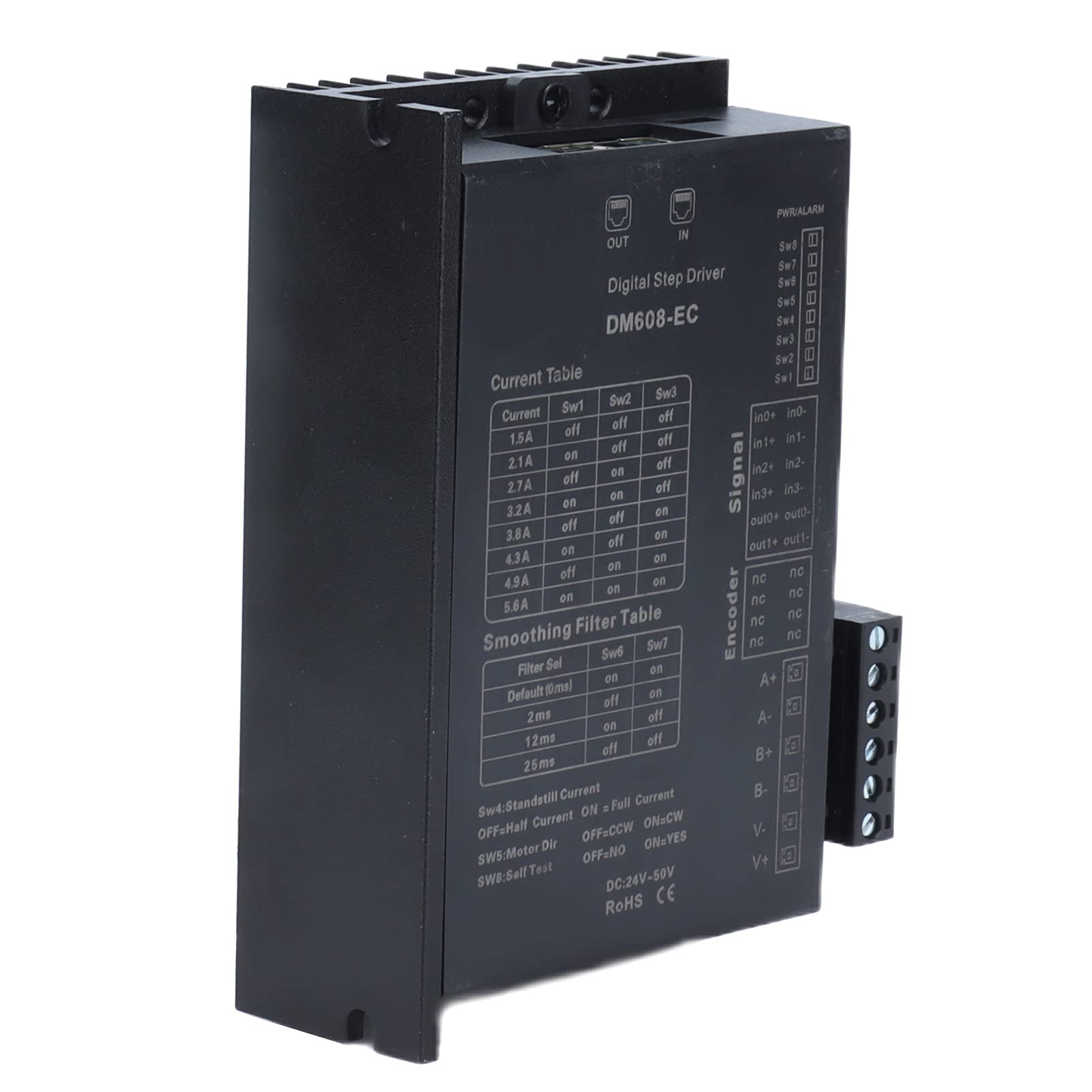 FTVOGUE Stepper Motor Driver Controller, EtherCAT DC24-50V 0.3-6.0A