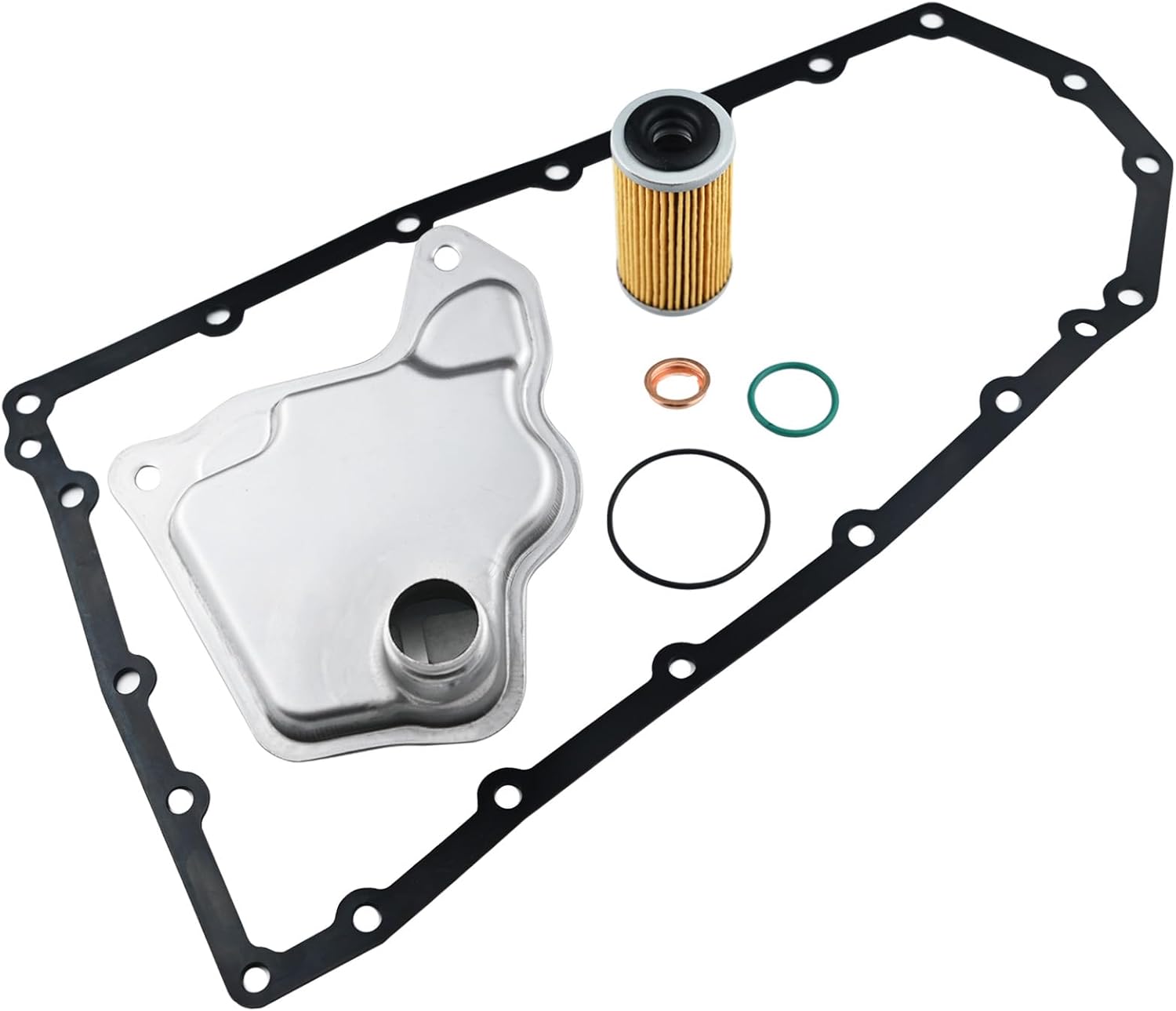 MEMOEO CVT Transmission Oil Pan Filter and Gasket Kit (fits Nissan/Infiniti 3.5L CVT RE0F10 series)