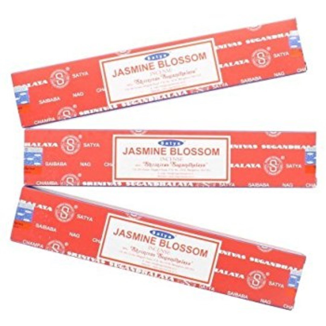 MontCherry Brand Exclusive Hair Pin and Satya Incense Sticks 3 Packs Various Fragrances Combo sold by Trendz (Jasmine Blossom)