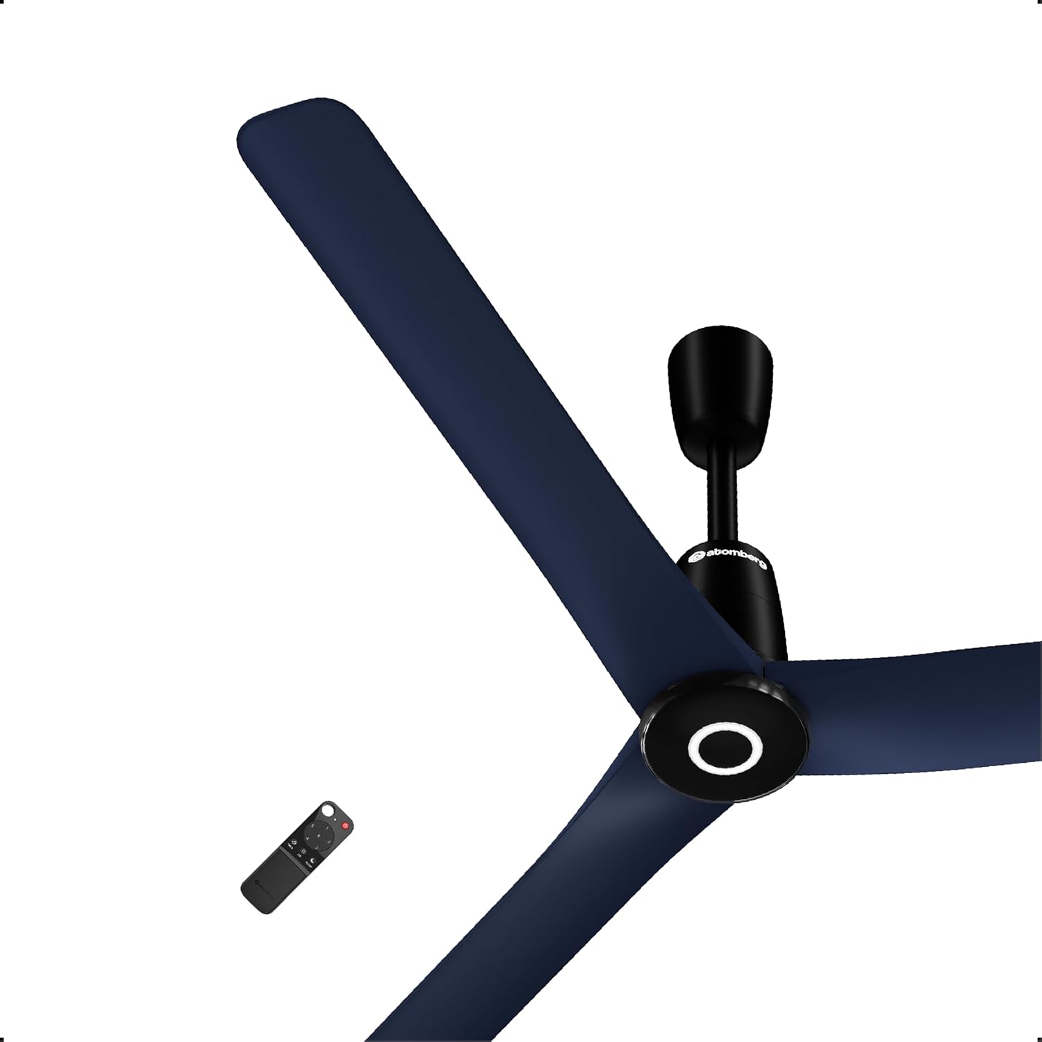 atomberg Aris Contour Smart 1200mm Voice Controlled BLDC Ceiling Fan with Remote | BEE 5 star | Best-in-class Air Flow | Silent Operation | Designer Fan | 3 Year Warranty | Regent Grey Regent Grey 1200mm