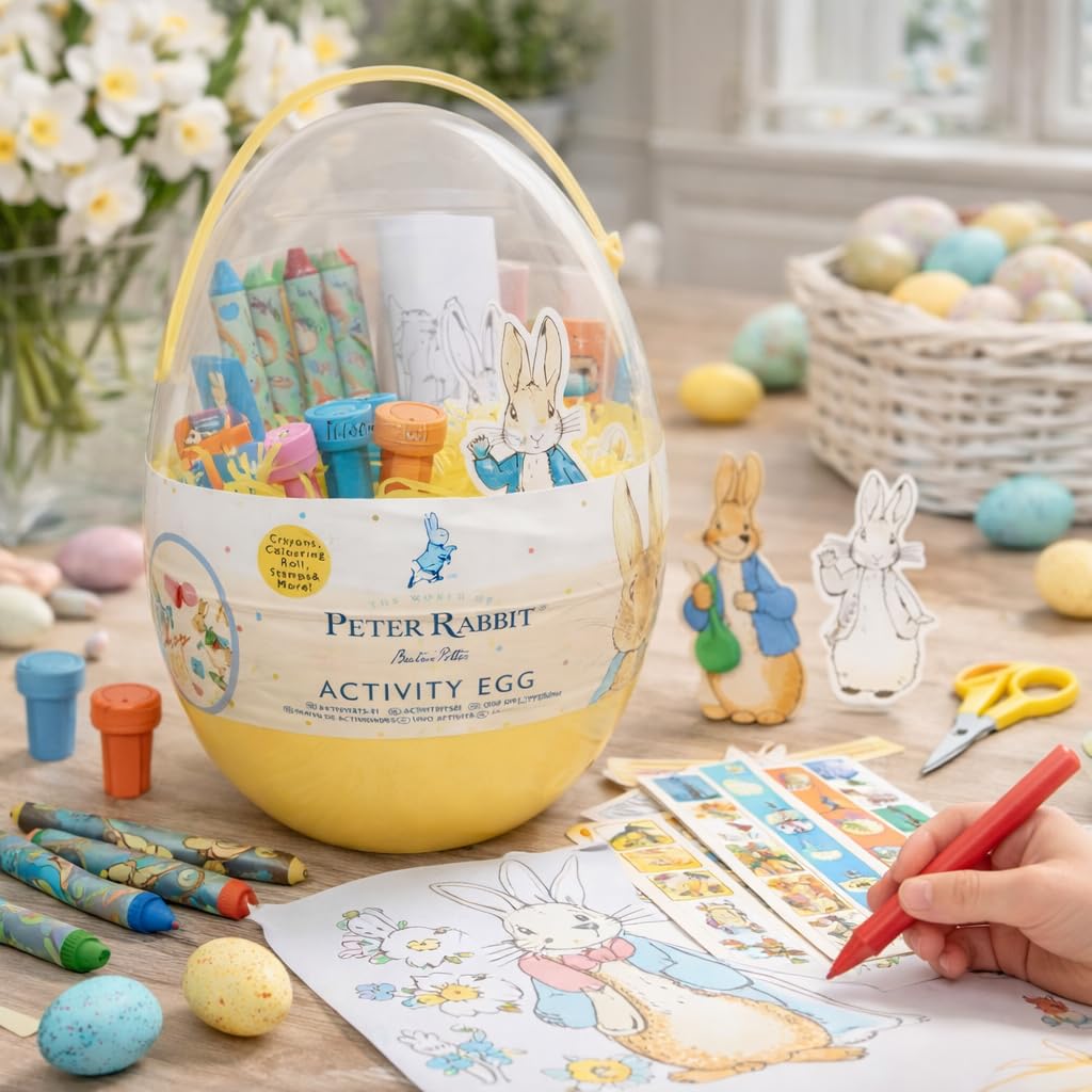 Peter Rabbit Easter Activity Egg Colouring, Stickers, Stampers and More Aged 3+
