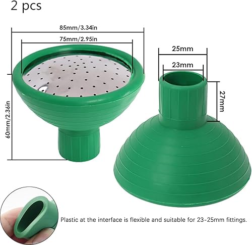 Miniatura 2 de 2 piezas de regaderas con cabezales de rosa, rociadores de agua universales para regaderas, cabezales de rosas de repuesto para regaderas, plantas