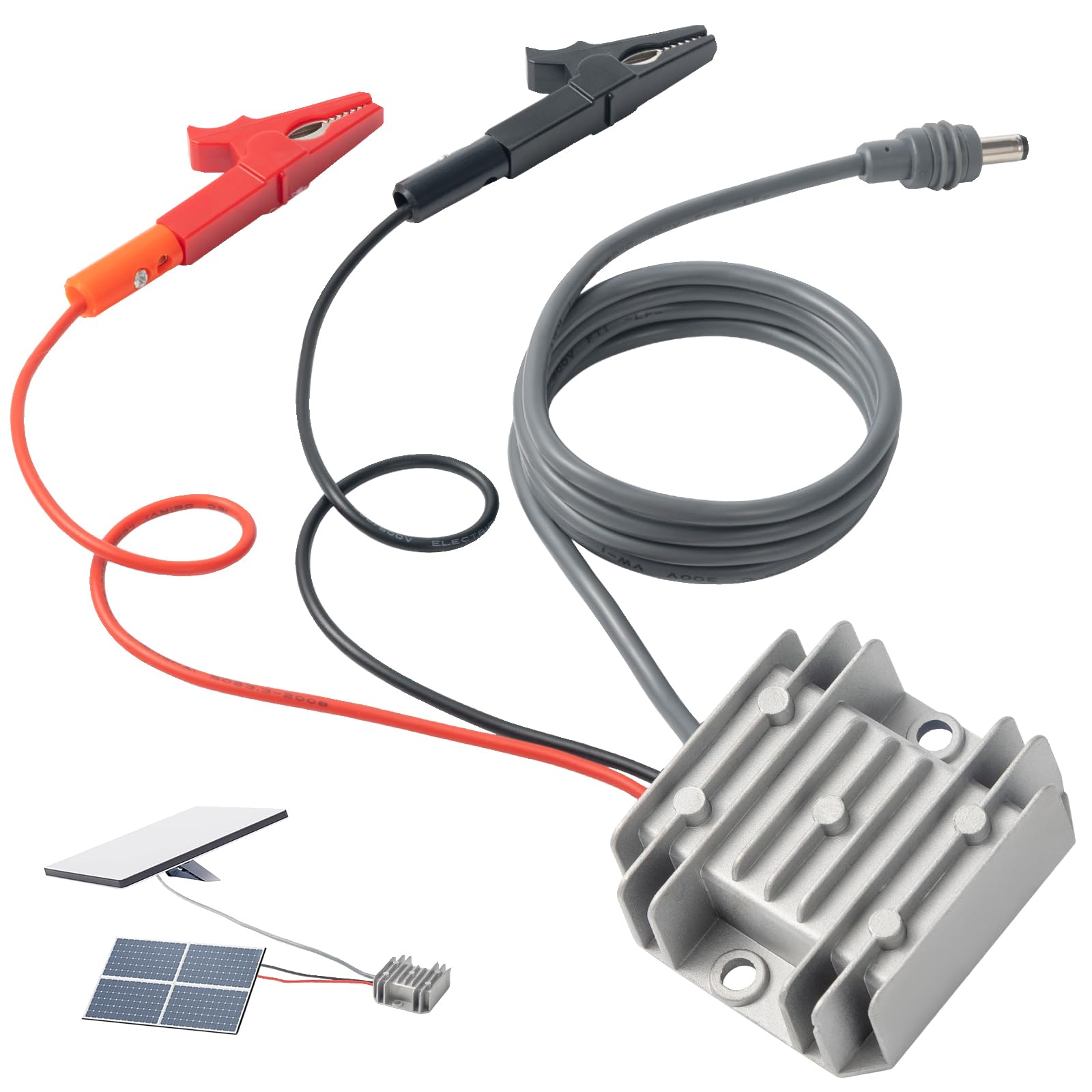 Starlink - Mini adattatore da 12 V a 30 V/3,5 A CC, convertitore di alimentazione per camper, camion, pannello solare con clip a coccodrillo rimovibili