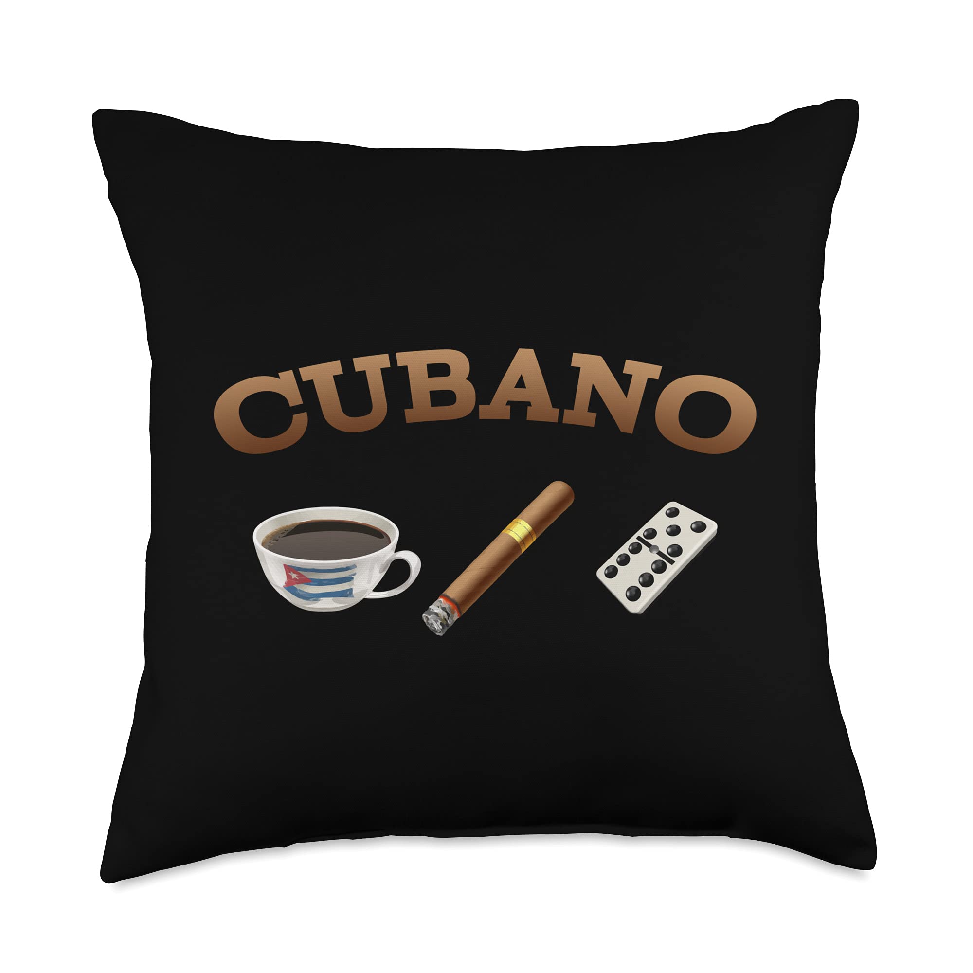 Cuban Cigar Cuba DearPrint Cuban Cigar Cohiba Domino Coffee Havana Souvenir Throw Pillow, 18x18, Mul