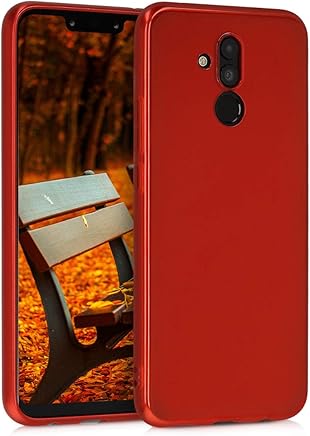 kwmobile Funda para Huawei Mate 20 Lite - Carcasa para m?vil en [TPU Silicona] - Protector [Trasero] en [Rojo Brillante]