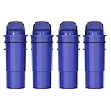 Waterdrop Replacement for Pur® Water Filter, CRF-950Z NSF Certified Pitcher Water Filter, Compatible with Pur® Pitchers and Dispensers PPT700W, CR-1100C and PPF951K, Pack of 4