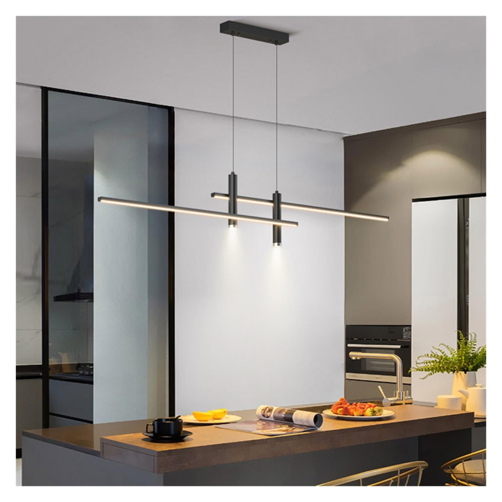 Luminaire suspendu design de 100cm pour sublimer votre comptoir