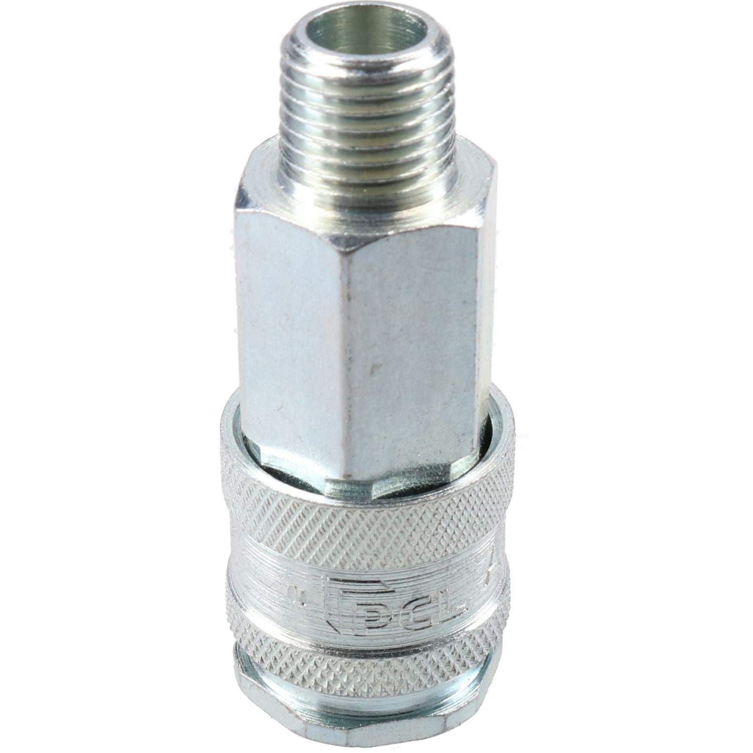 PCL XF Series Female Coupler 1/4" BSP Male Thread Air Hose Fitting AC71CM