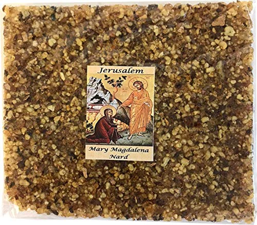 Holy Land Market Jerusalem Incense - Crushed & Sealed Flower Incense from The Holy Land, Nard Scent, 3.5 oz