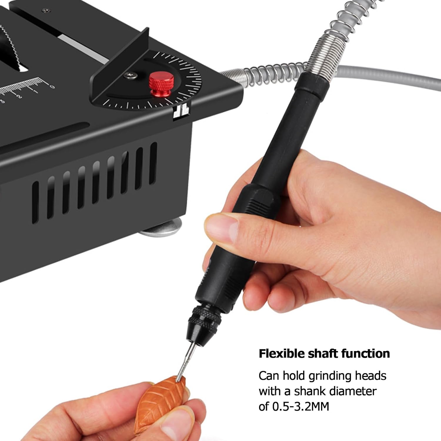Electric Table Saw Tools, 100W Mini Table Saw Cutting,Multi-Functional Electric Cutter,Grinding/Polishing/Drilling