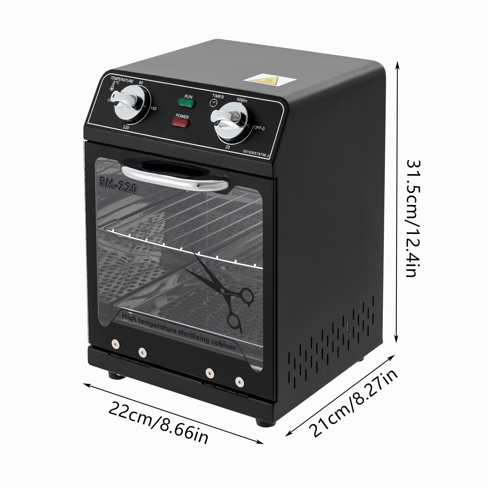 Sterilizzatore per strumenti 600 W sterilizzatore ad aria calda sterilizzatore autoclave sterilizzatore ad alta temperatura Spa sterilizzatori per utensili per unghie