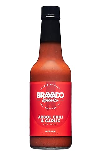 Miniatura 1 de Bravado Spice - Salsa picante de chile y ajo sin gluten, vegana, baja en carbohidratos, salsa picante paleo, totalmente natural, botella de salsa
